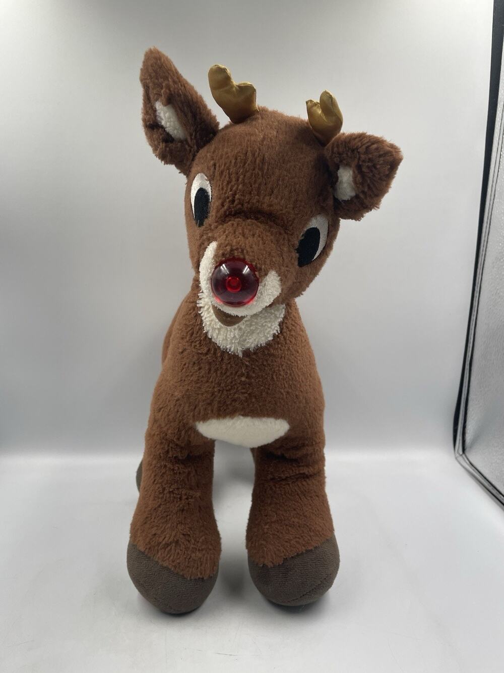Build A Bear BAB Rudolph The Red Nosed Reindeer 15” Plush Toy